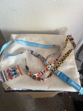 LOT Of Two Disney Multi-Pattern Lanyard’s